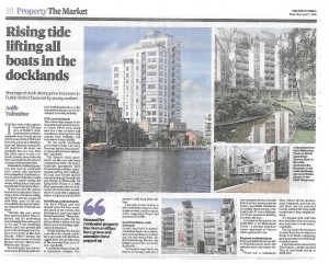 The Irish Times 160408 - Rising tide lifting all boats in the docklands